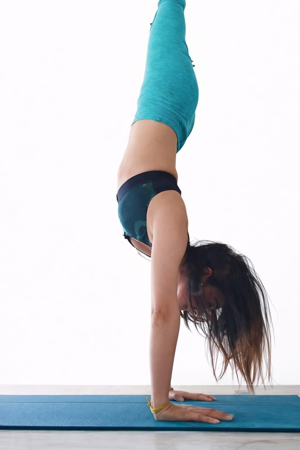 Yoga With Aparna Instagram practice moment